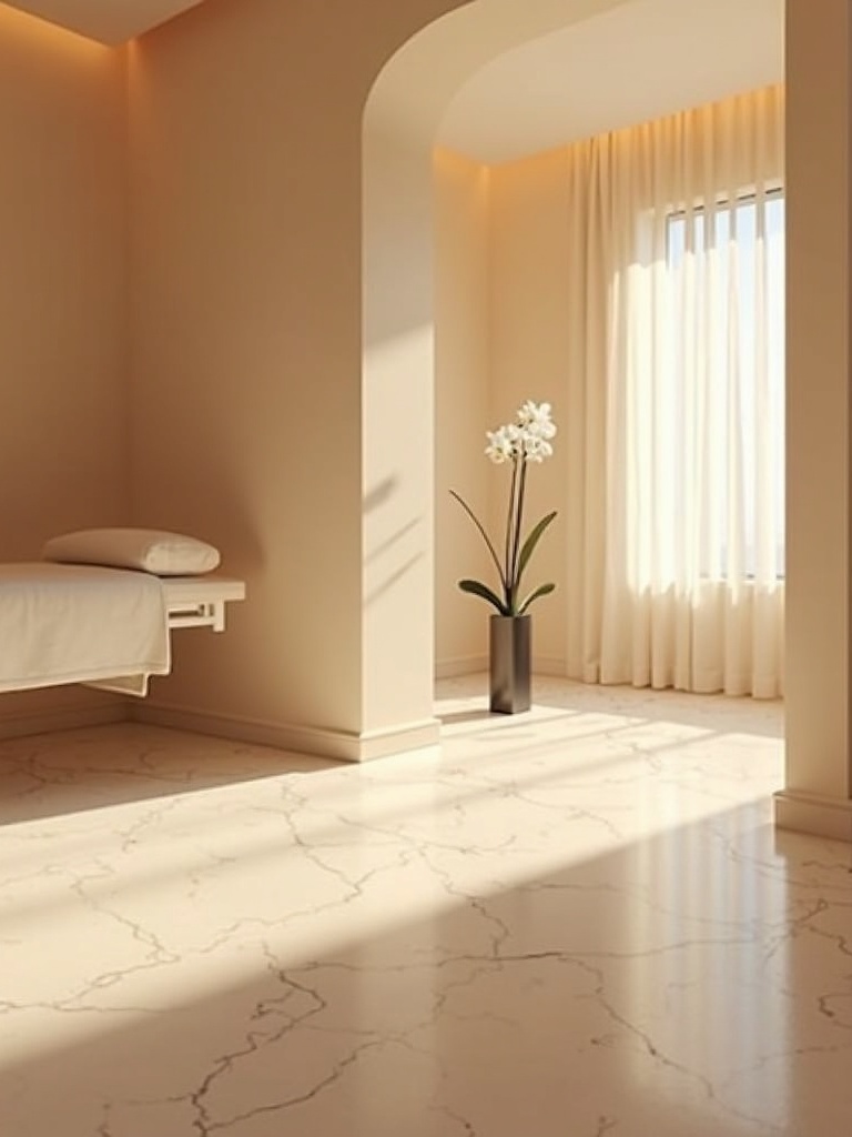 A calm, precise treatment room